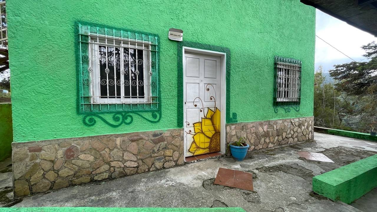 Fachada de la Cabaña Invierno